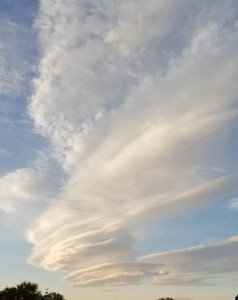 clouds over facility